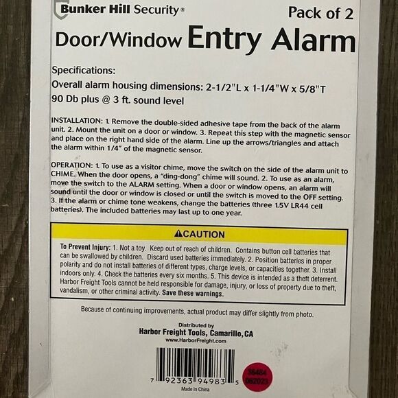 Door Window Entry Alarm Sensors Home Office Home Security System - Picture 2 of 2